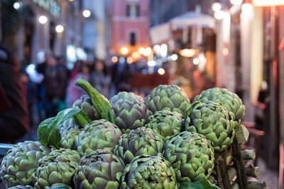 Fruits for sale at market stall