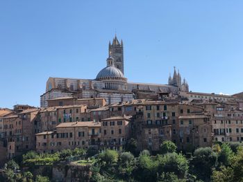 Low angle view of buildings against sky