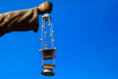 Object for divine worship . chandelier used in greek monasteries during holy services 