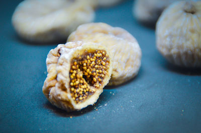 Close-up of cookies on table