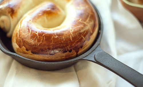 Close-up of juice in glass on table