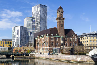 City view of malmo, sweden