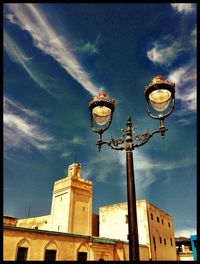 Low angle view of building against sky