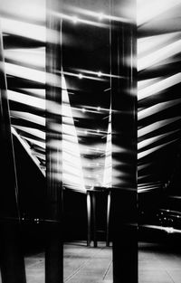 Low angle view of escalator at subway station