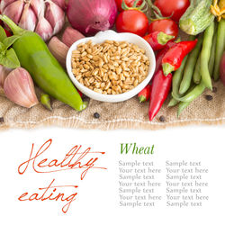 High angle view of various vegetables on table