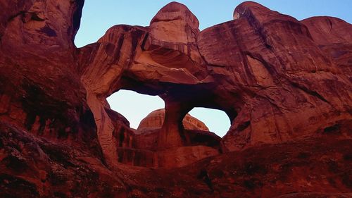 View of rock formation