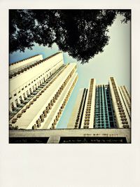 Low angle view of modern building