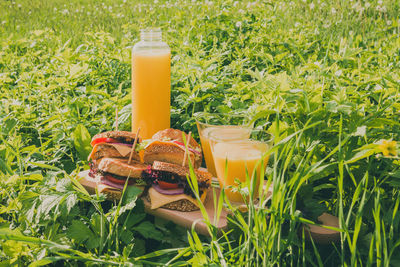 Close-up of drink on table