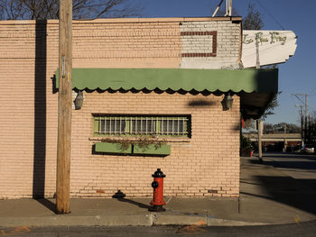 Woman walking in building