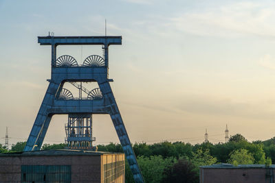 View of bridge against sky during sunset