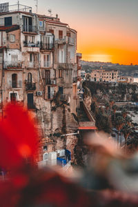 Sunset, tropea, calabria, italy, city, historic, ocean, sea, mare, building, architecture