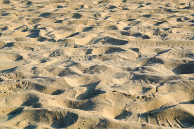 Full frame of sand at beach