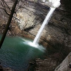 View of waterfall