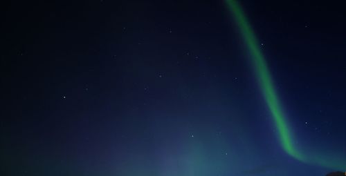 Low angle view of moon in sky