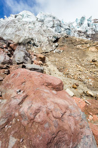 Scenic view of mountain against sky