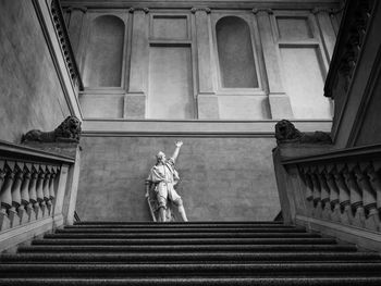 Low angle view of statue