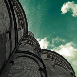 Low angle view of building against sky