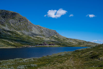 Smuksjøseter fejllstue at lake høvringsvatne, norway