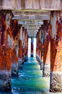 Full frame shot of water in building