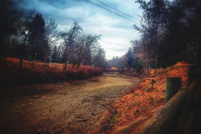 Road passing through landscape