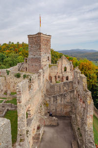 Old ruins against sky