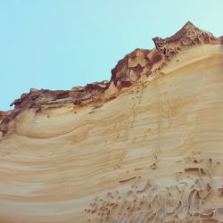 Rock formations in desert