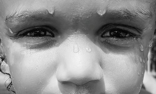 Close-up portrait of young woman