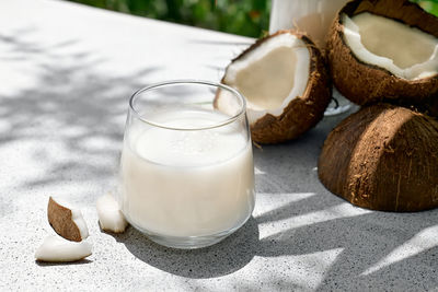 Coconut milk in