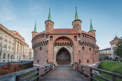 View of historic building against sky