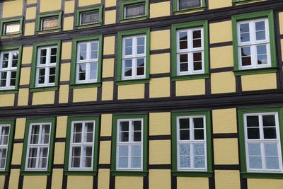 Closed windows at building