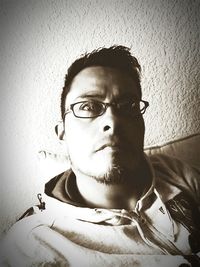 Close-up portrait of young woman