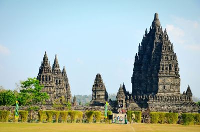 Low angle view of temple