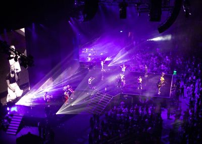 Crowd at music concert