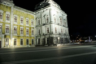 City street at night