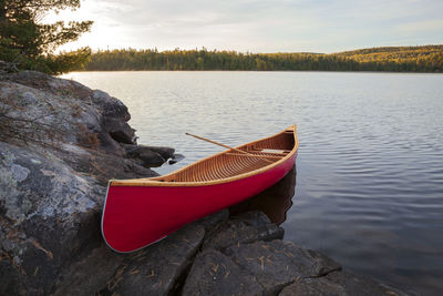 Boat in lake