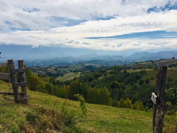 Scenic view of landscape against sky