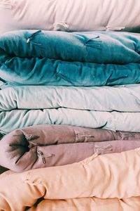 Stack of duvets