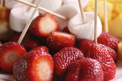 Close-up of strawberries