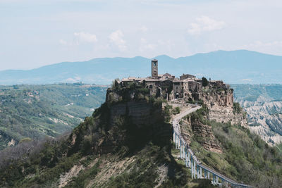 Panoramic view of buildings against sky