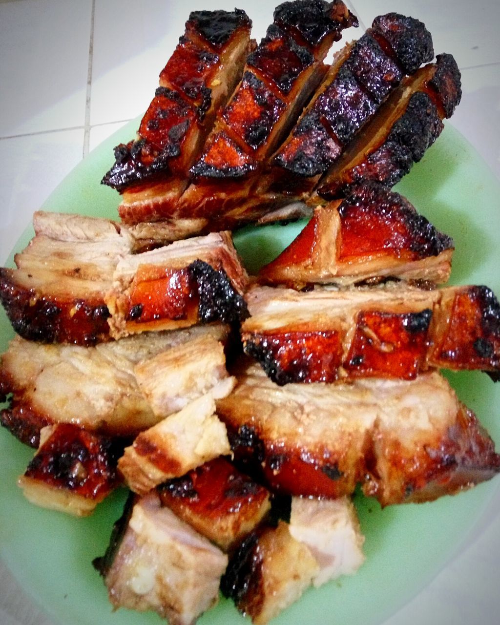 CLOSE-UP OF SERVED FOOD ON PLATE