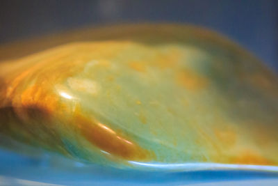 Close-up of lemon on table