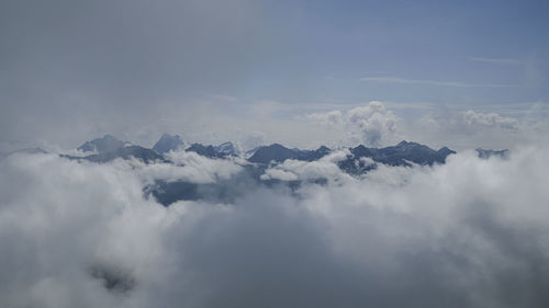 Low angle view of clouds in sky