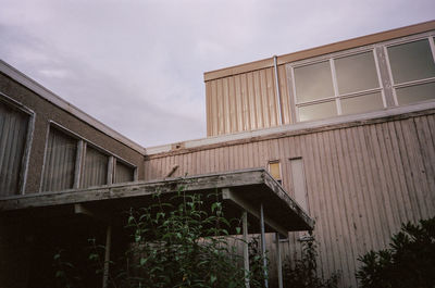 Low angle view of building against sky