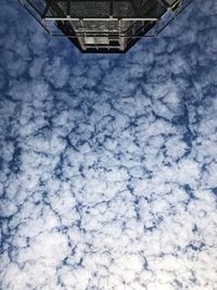 Low angle view of ice cream against sky