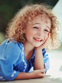 Portrait of a smiling girl