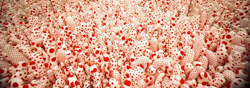 Full frame shot of red fabric
