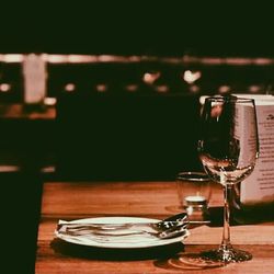 Close-up of food on table