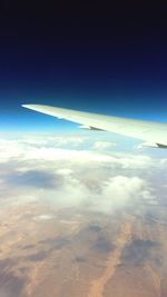 Aerial view of cloudscape