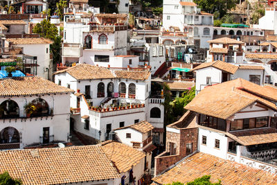 View of the beautiful magical town of taxco de alarcon located in the mexican state of guerrero.
