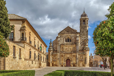 View of historic building against sky